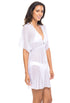V-NECK DOLMAN SLEEVES TUNIC - POWER MESH